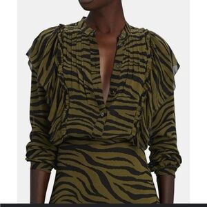 Veronika Beard Silk Button Up Blouse. Excellent condition.